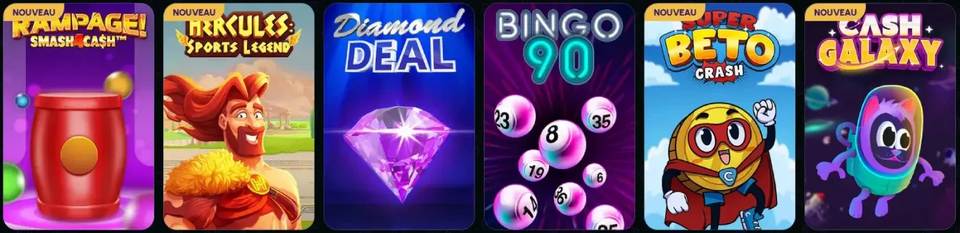 Machines à sous en ligne et jeux populaires chez NovaJackpot